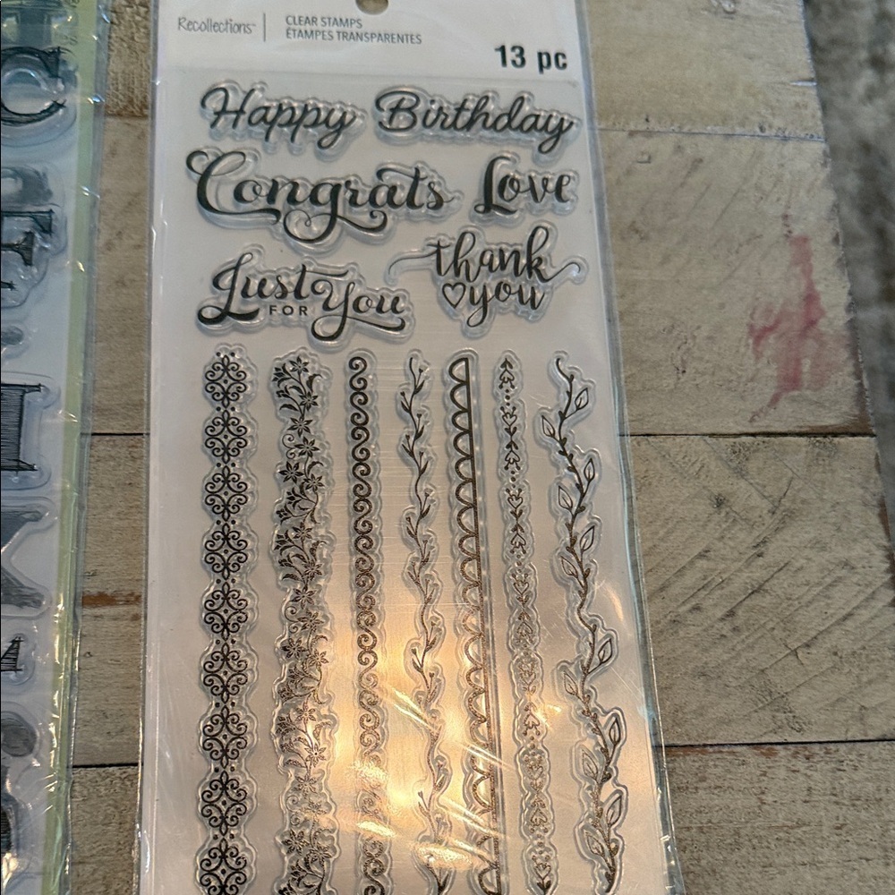 NWT Lot of Assorted Clear Stamps Sets-9 packs‎ - Picture 8 of 11
